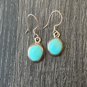 Sterling silver turquoise earrings